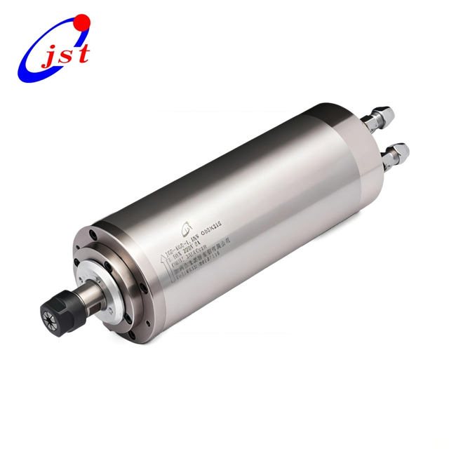 Motore mandrino MTC rotondo raffreddato ad acqua da 1,5 kW con pinza ER16 diametro 80 mm