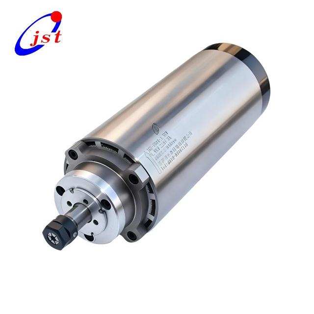 Okrągły, chłodzony powietrzem silnik wrzecionowy MTC o mocy 1,5 kW, średnica 80 mm z tuleją zaciskową ER11