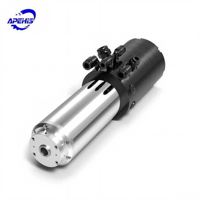 Motor de eixo ATC refrigerado a &aacute;gua de 2,5 kW, 60.000 RPM, T11, troca de ferramenta pneum&aacute;tica