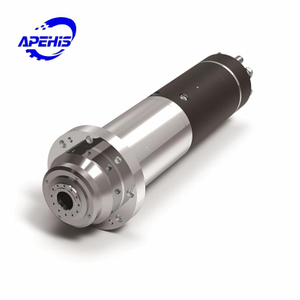 6 kW kurze, wassergek&uuml;hlte ATC-Spindel | Integrierter Pneumatikzylinder | ISO25 / HSK-E32 CNC ATC-Spindel